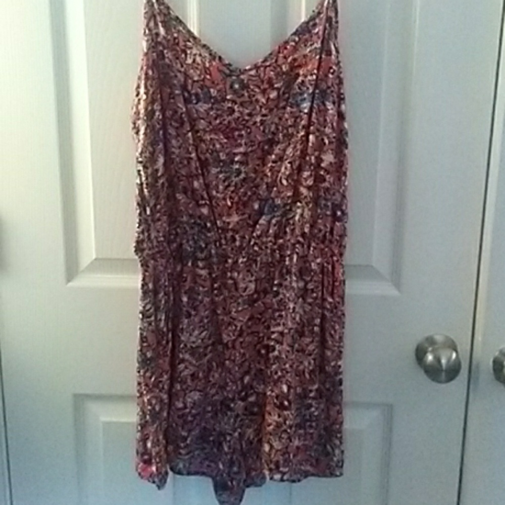 Floral colorful romper